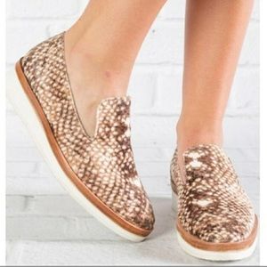 Free People Snake Eye Loafers
